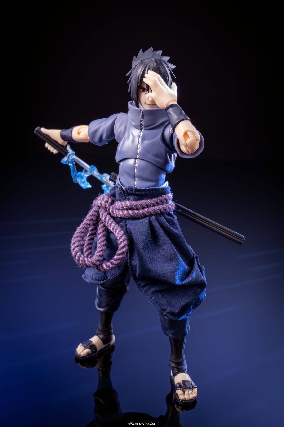 Custom 1/12 Clothing for SHF Naruto Shippuden Sasuke Uchiha