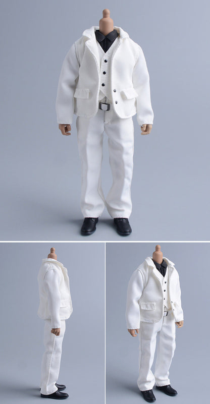 Custom 1/12 Clothing Accessories Leather Shoes for 1/12 Scale Action Figure