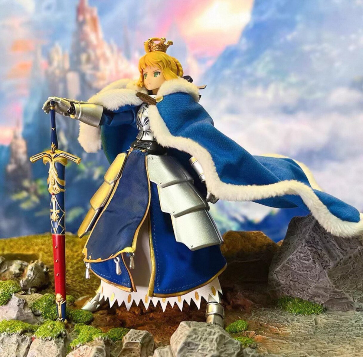 Custom 1/12 Clothing for figma Fate Saber 2.0 Battle Version