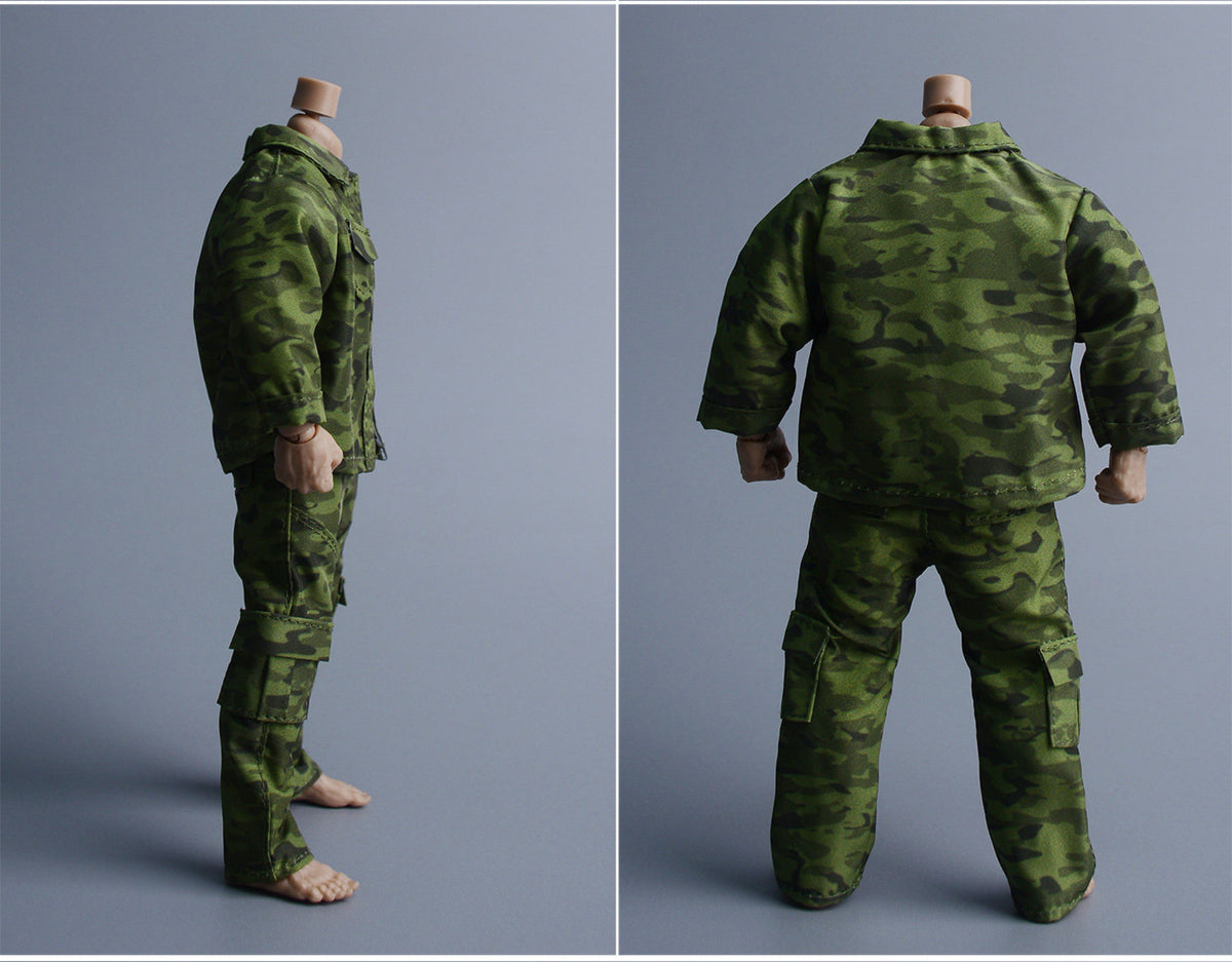Custom 1/12 Clothing Accessories Military Uniform for 1/12 Scale Strong Body