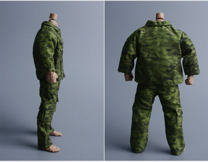 Custom 1/12 Clothing Accessories Military Uniform for 1/12 Scale Strong Body
