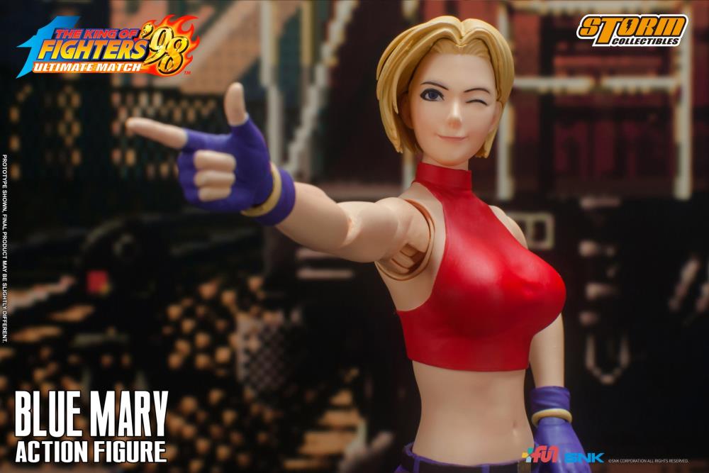 STORM COLLECTIBLES The King of Fighters '98 Blue Mary 1/12 Scale Figure (In Stock)