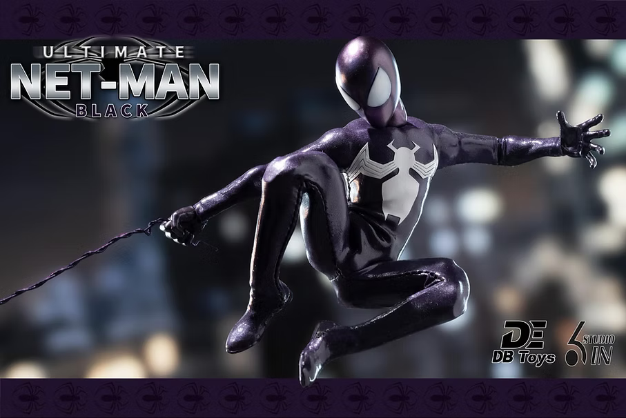 DBToys X 6in Studio- Ultimate Netman 1/12 Action Figure (Red Ultimate and Black Ultimate Twin Pack)