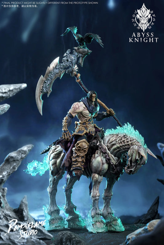 (Pre-Order) Demonflame Studio 1/12 Darksiders Abyss Knight Apocalypse & Despair Cyan Steed Set of 2