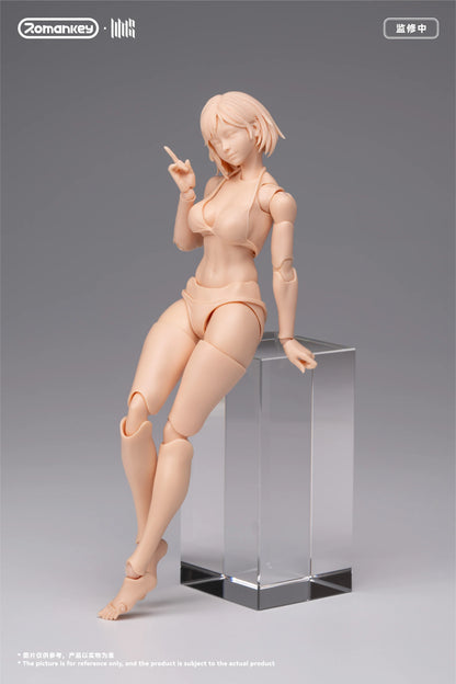 (Pre-Order) Romankey 1/12 Mia UMS004 female body action figure Unpainted and Ex Painted