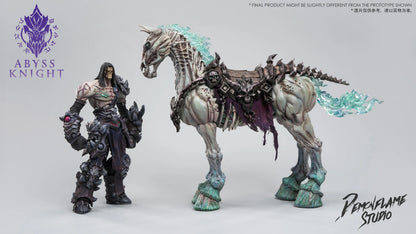 (Pre-Order) Demonflame Studio 1/12 Darksiders Abyss Knight Apocalypse & Despair Cyan Steed Set of 2