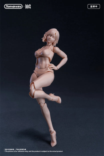 (Pre-Order) Romankey 1/12 Mia UMS004 female body action figure Unpainted and Ex Painted