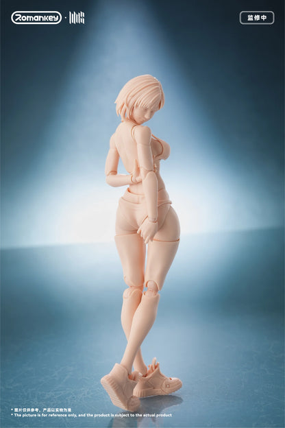 (Pre-Order) Romankey 1/12 Mia UMS004 female body action figure Unpainted and Ex Painted