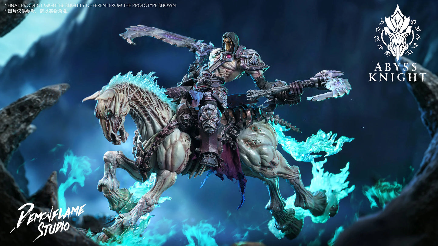 (Pre-Order) Demonflame Studio 1/12 Darksiders Abyss Knight Apocalypse & Despair Cyan Steed Set of 2