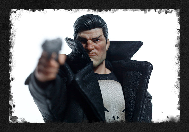 Custom 1/12 Clothing Accessories for Punisher Coat