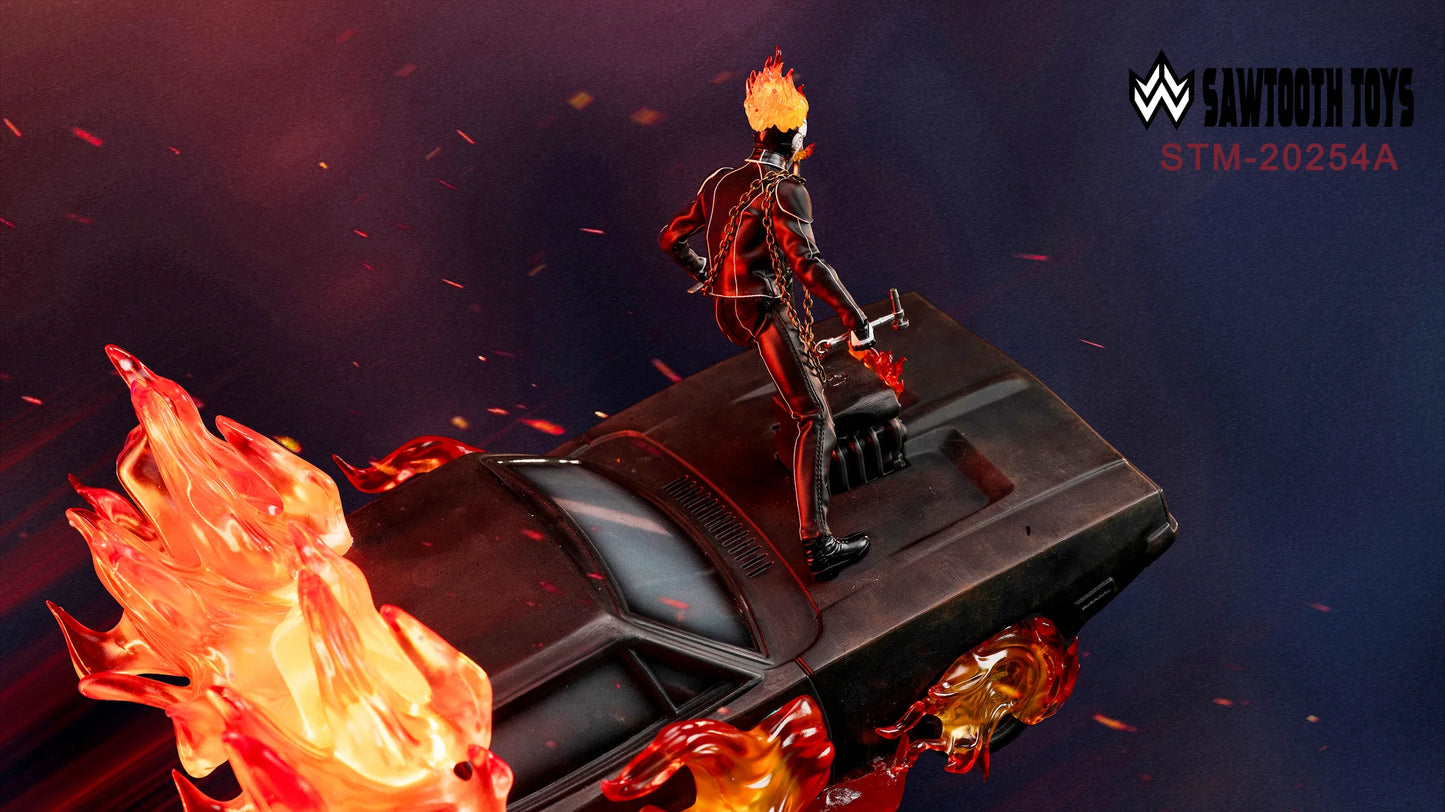 (Pre-Order) Sawtooth Toys 1/12 Flame Knight figure and Charger statue STM20254