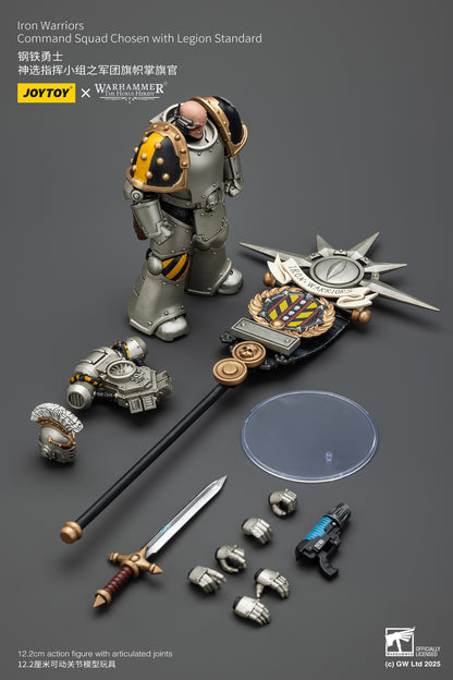 (Pre-Order) Warhammer The Horus Heresy Iron Warriors Command Squad Chosen with Legion Standard