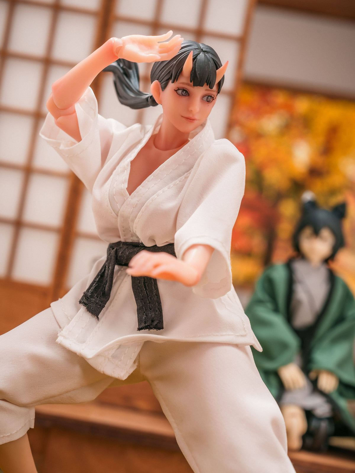Custom 1/12 Clothing for Judo Uniform on Cowl Product Oni Girl