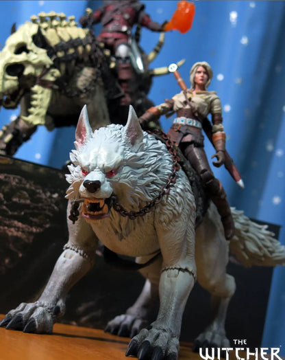 (Pre-Order) Fish Toys / D20 studio White Wolf mount 2023 Special version for 1/12 7 inch figures