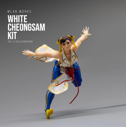 Custom 1/12 Clothing for Whale Studio Fighting Girl Chun Li