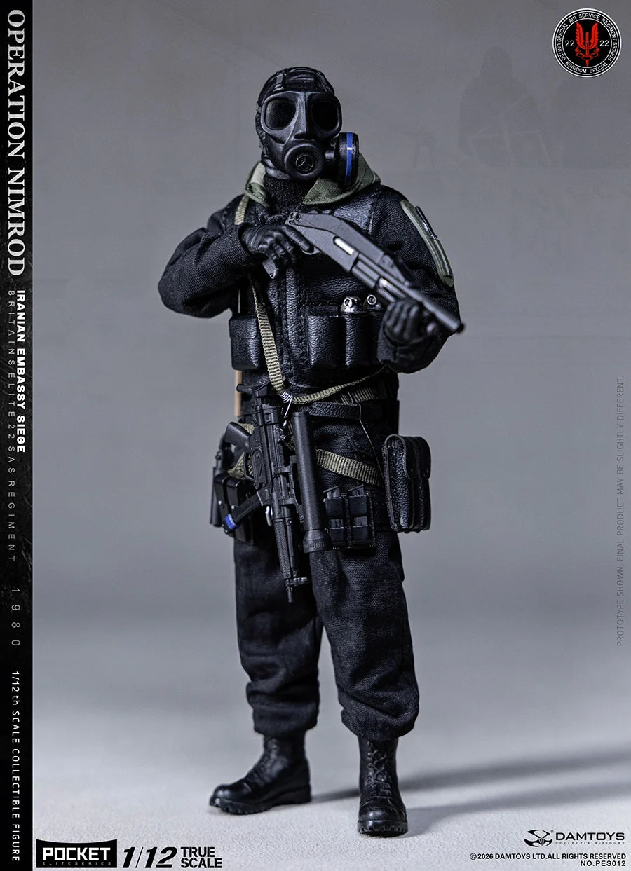 (Pre-Order) Damtoys 1/12 1980 Iranian Embassy Siege 22 SAS action figure PES012