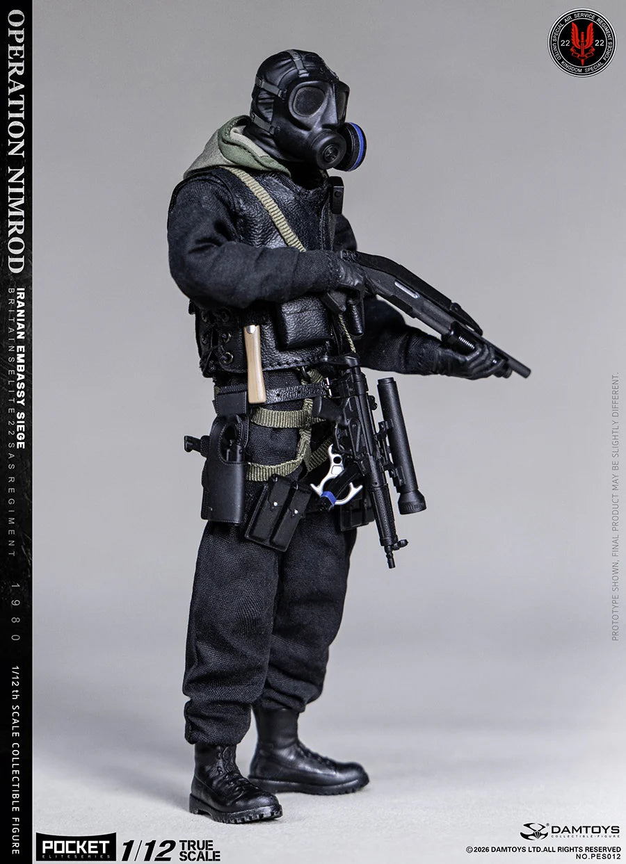 (Pre-Order) Damtoys 1/12 1980 Iranian Embassy Siege 22 SAS action figure PES012