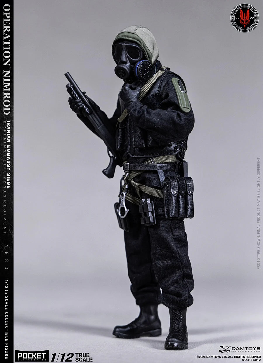 (Pre-Order) Damtoys 1/12 1980 Iranian Embassy Siege 22 SAS action figure PES012