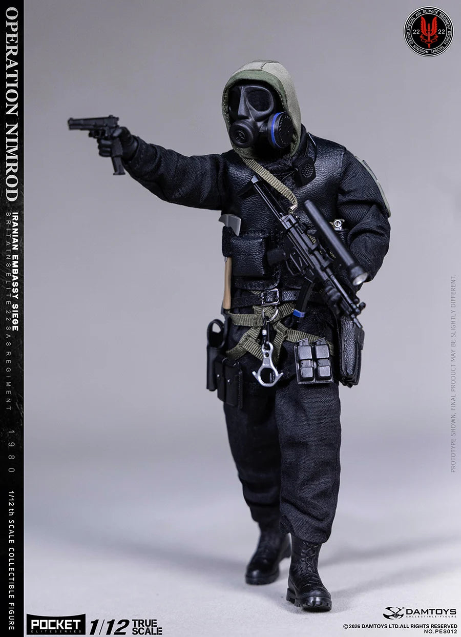 (Pre-Order) Damtoys 1/12 1980 Iranian Embassy Siege 22 SAS action figure PES012
