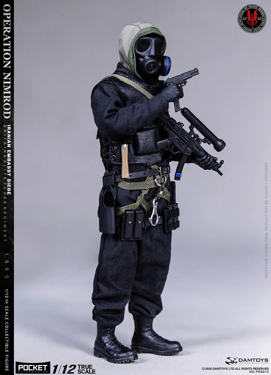 (Pre-Order) Damtoys 1/12 1980 Iranian Embassy Siege 22 SAS action figure PES012