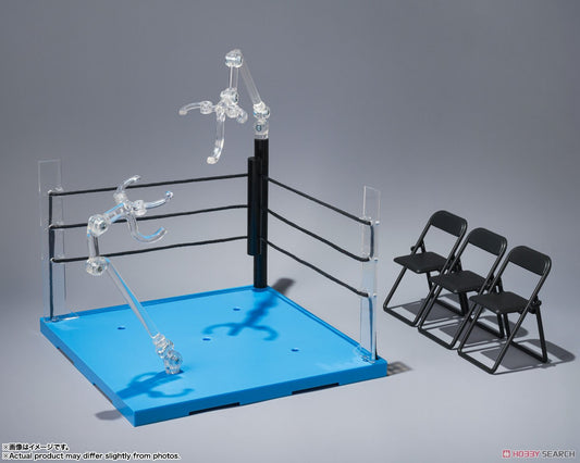 (Pre-Order) Soul STAGE ACT Ring Corner (Neutral Corner) & Pipe Chair Set for S.H.Figuarts