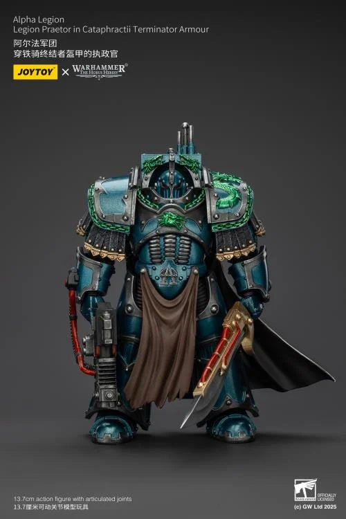 Warhammer The Horus Heresy Alpha Legion Legion Praetor in Cataphractii Terminator Armor