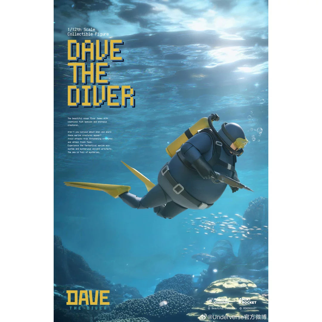 (Pre-Order) Beautiful Chemistry x DAVE THE DIVER DAVE 1/12 Complete Model Action Figure