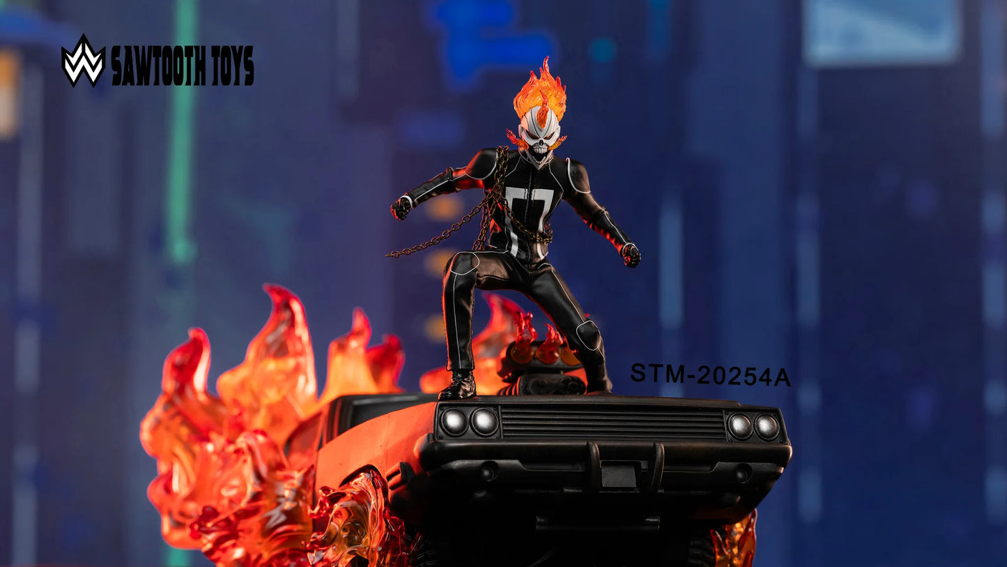 (Pre-Order) Sawtooth Toys 1/12 Flame Knight figure and Charger statue STM20254