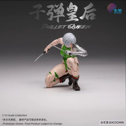 (Pre-Order) Xocann studio 1/12 Cyberpunk fighters Club NO.2 Bullet Queen action figure MF001 Kit