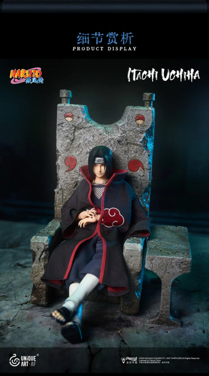 (Pre-Order) Unique Art 1/12 Official Licensed Naruto Itachi Uchiha action figure