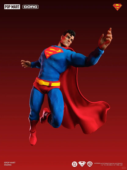 POPMART GONG 1/12 Official Licensed DC Hush Superman Action Figure