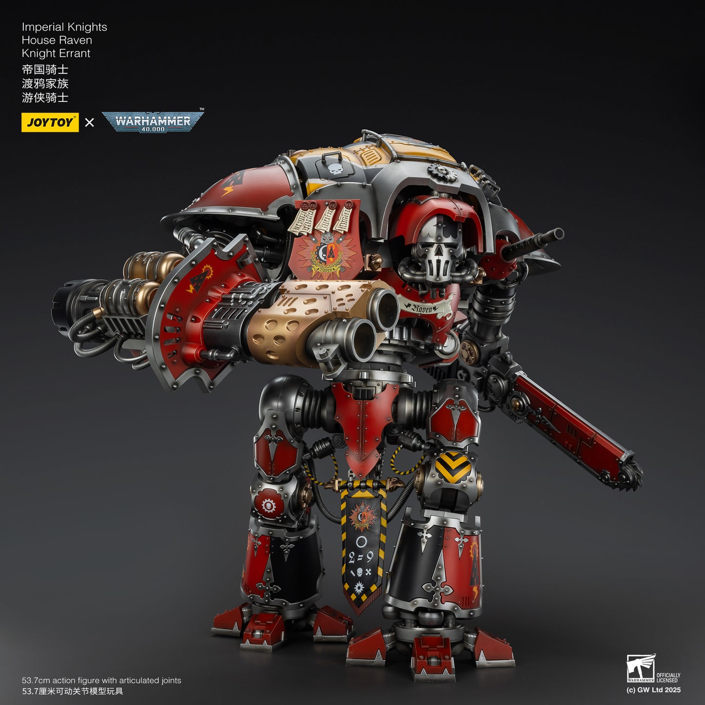 (Pre-Order) Warhammer 40k Imperial Knights House Raven Knight Errant