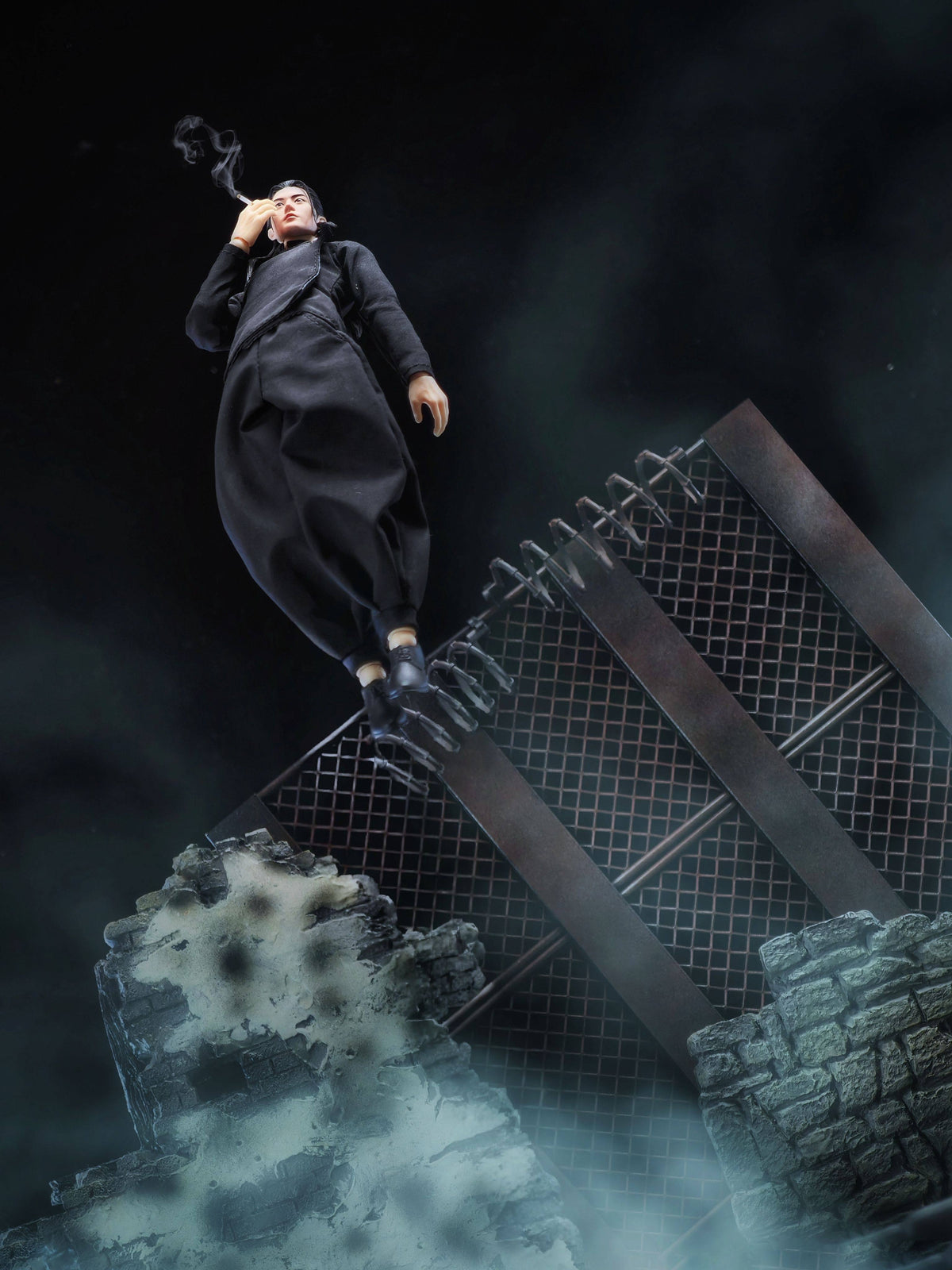 Custom 1/12 Jujutsu High Uniform Clothing for Jujutsu Kaisen Suguru Geto (Romankey / VToys Body)