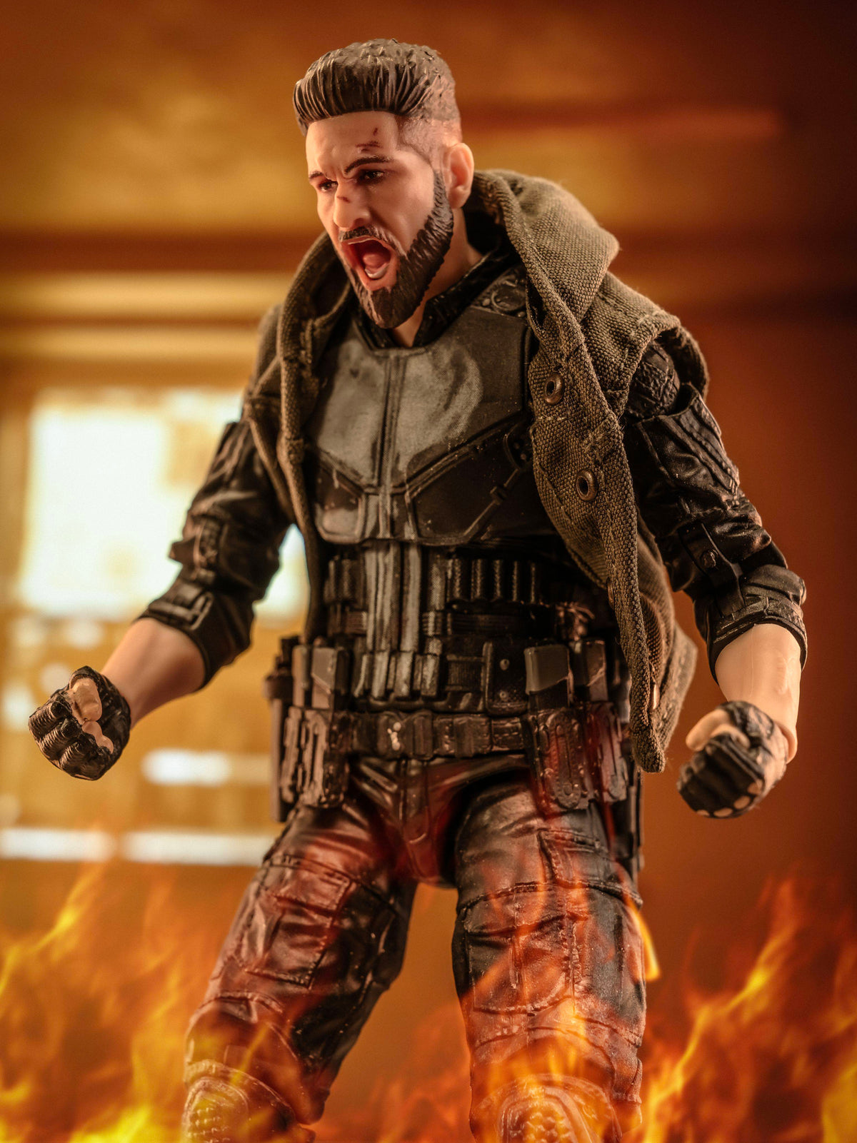 Custom 1/12 Clothing Jacket and Vest for Marvel Legends / Mezco Action Figures