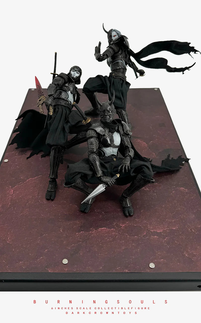 Dark Crown Toys Burning Souls 1/12 Immortal Shura Kagekura Two figures Version