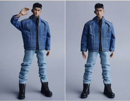 Custom 1/12 Clothing Accessories Jacket for 1/12 Scale Action Figure