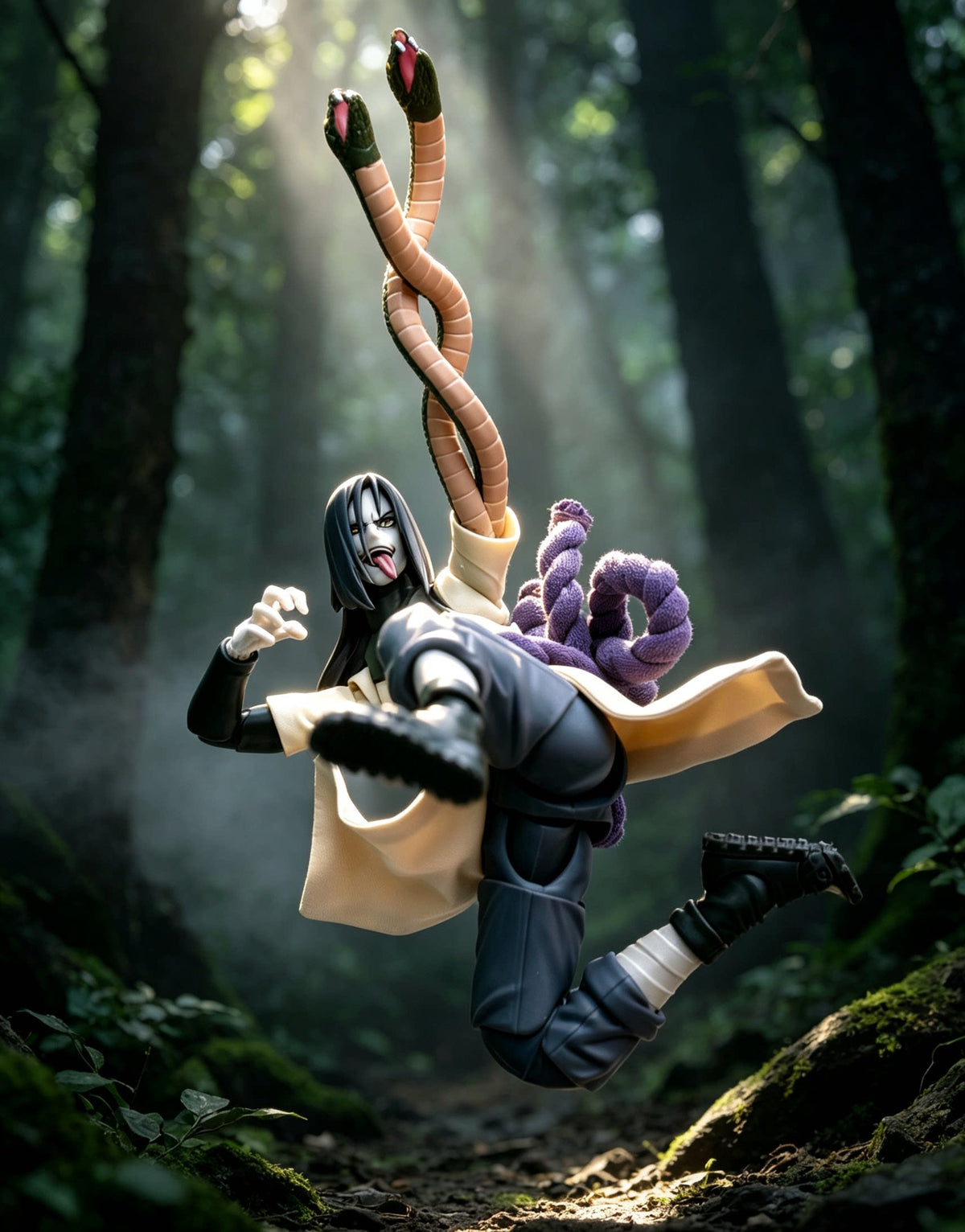 Custom 1/12 Clothing for SHF Naruto Shippuden Orochimaru