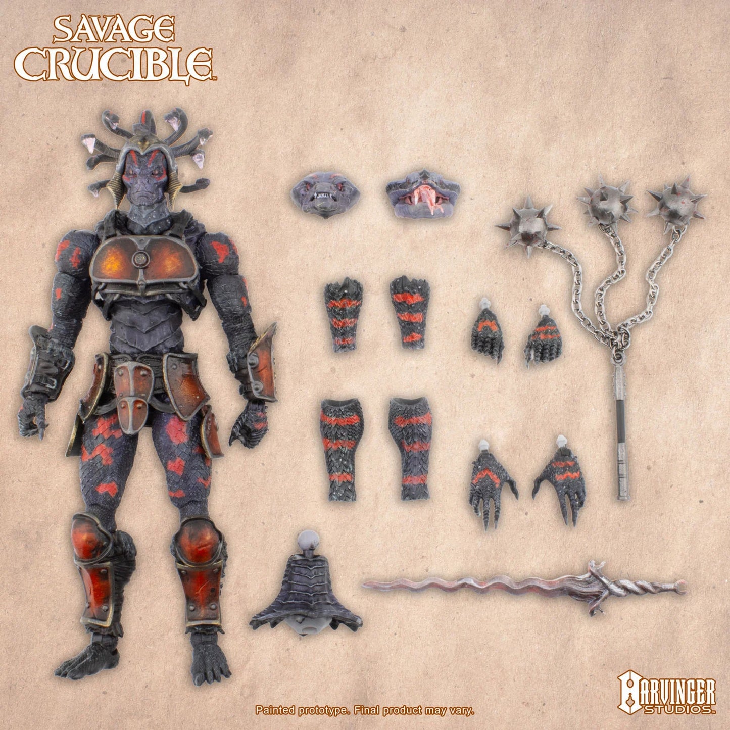 (Pre-Order) Savage Crucible Naa'Om Arkon Action Figure