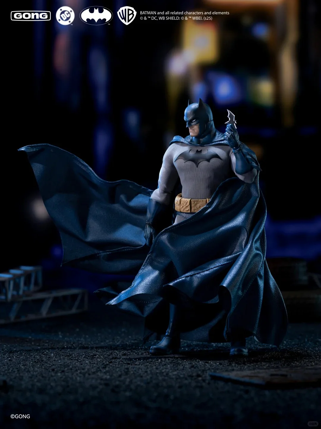 POPMART GONG 1/12 Official Licensed DC Hush Batman Action Figure