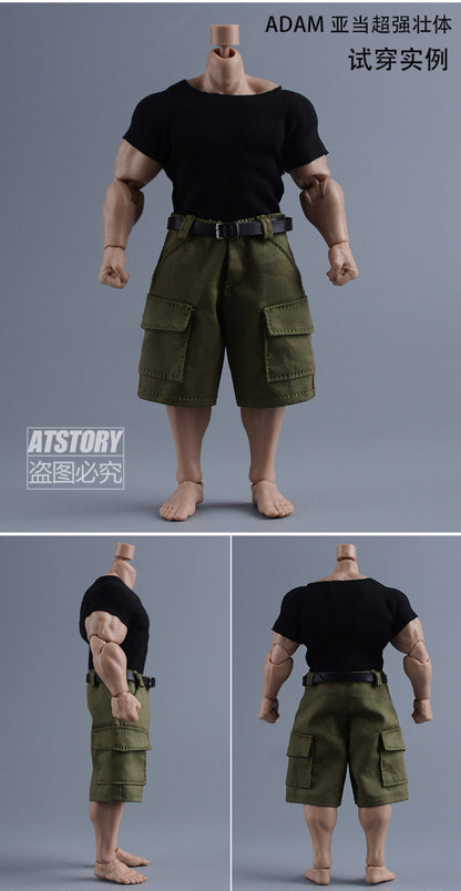 Custom 1/12 Clothing Accessories Short for 1/12 Scale Strong Body