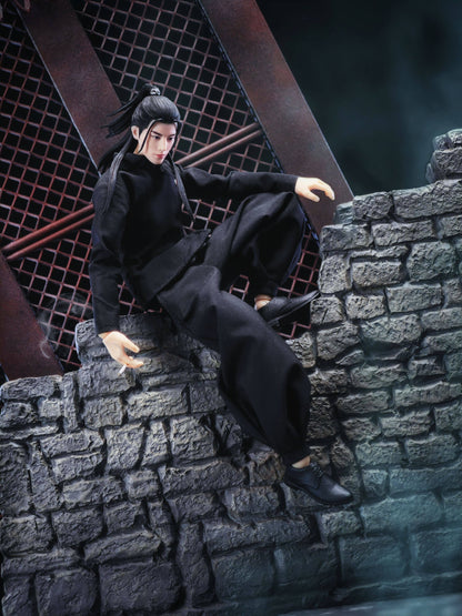 Custom 1/12 Jujutsu High Uniform Clothing for Jujutsu Kaisen Suguru Geto (Romankey / VToys Body)