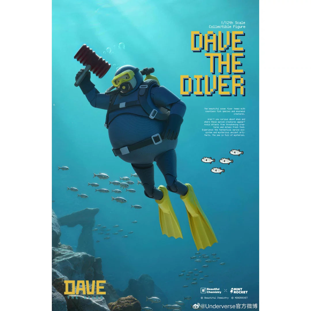 (Pre-Order) Beautiful Chemistry x DAVE THE DIVER DAVE 1/12 Complete Model Action Figure