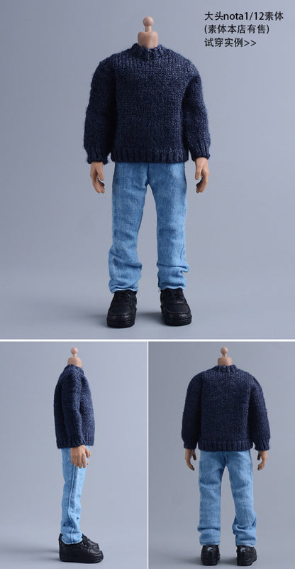 Custom 1/12 Clothing Accessories Shoes for 1/12 Scale Action Figure
