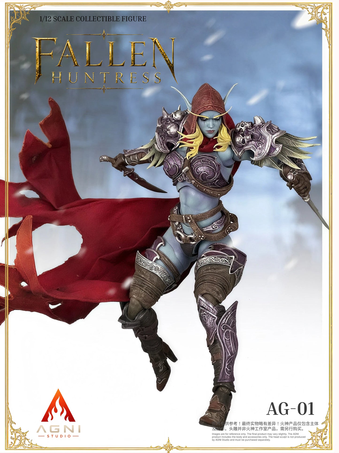 (Pre-Order) Agni Stuido 1/12 Fallen Huntress and FR Head Set Action figure