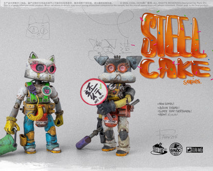 (Pre-Order) Coal Dog Steel Cake Roo and Bow two figures pack action figure ASC01