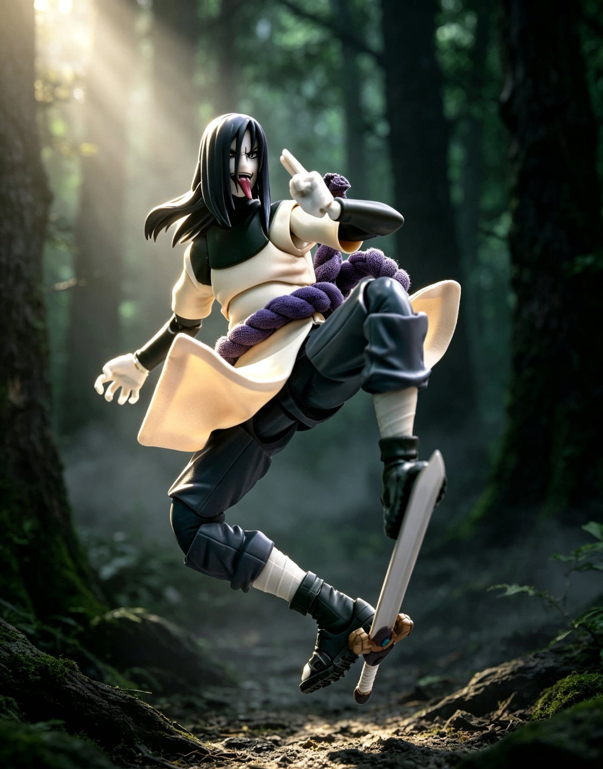 Custom 1/12 Clothing for SHF Naruto Shippuden Orochimaru