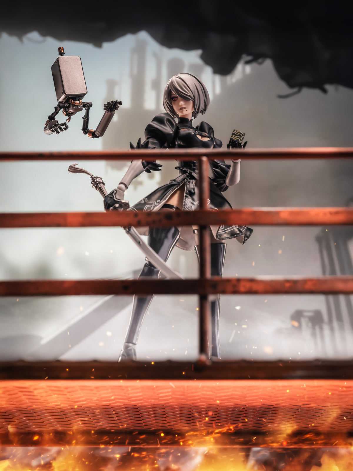 Custom 1/12 Clothing Skirt for figma 2b