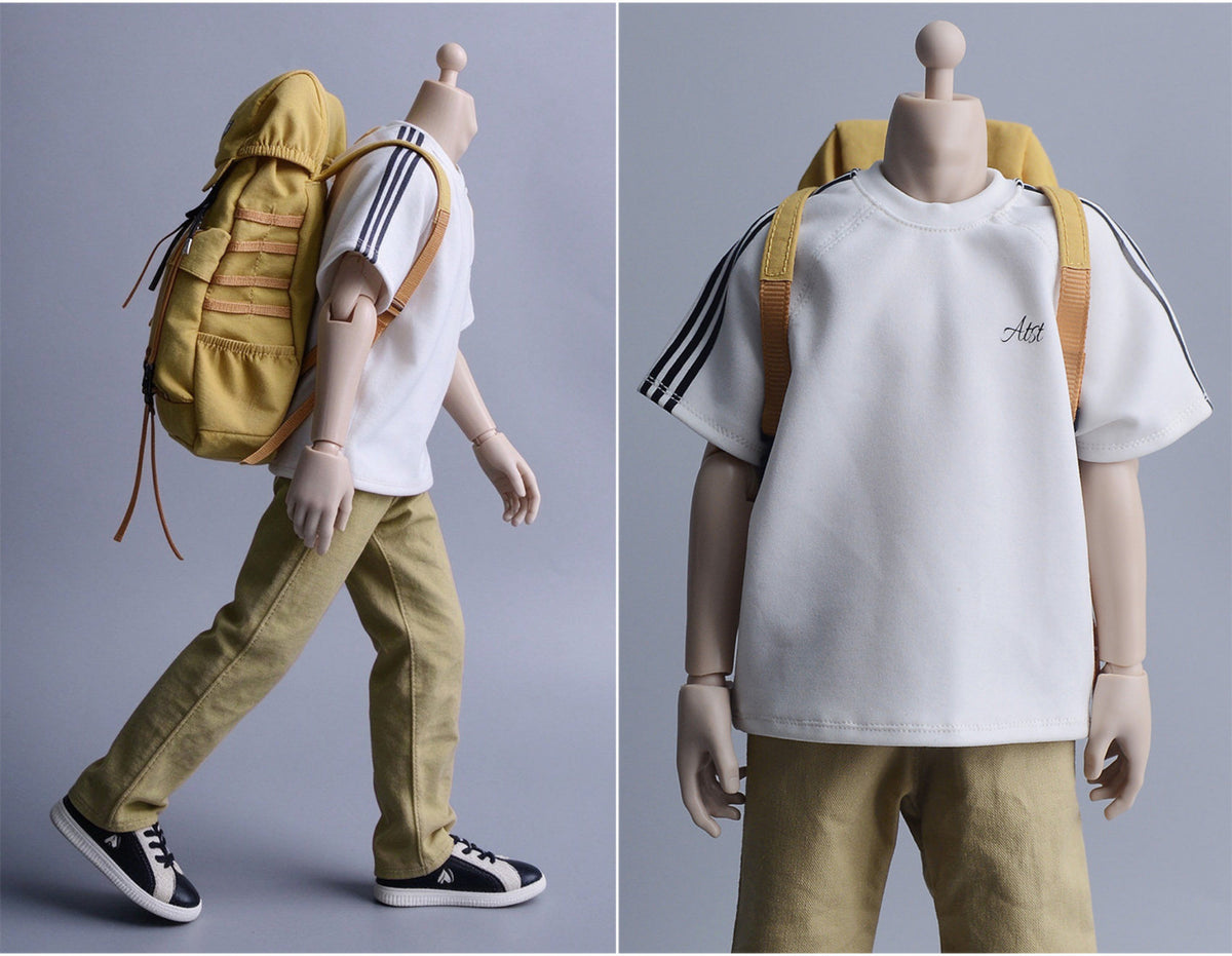 Custom 1/12 Clothing Accessories Backpack for 1/12 Scale Action Figure