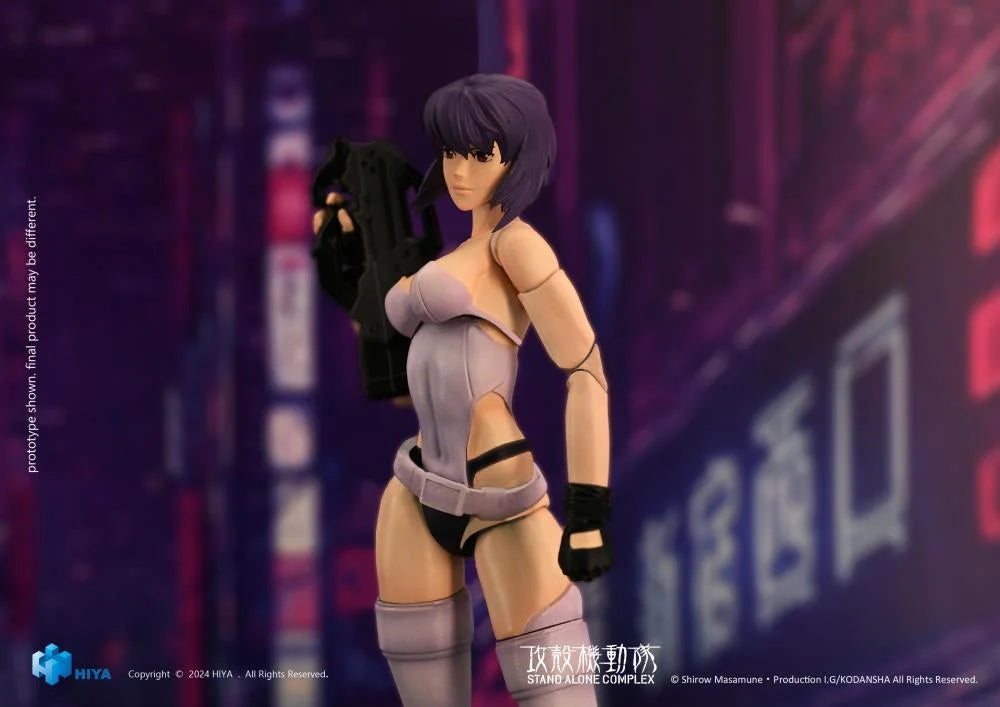 HIYA Exquisite Super Series 1/12 Scale 6 Inch GHOST IN THE SHELL Stand Alone Complex Kusanagi Motoko Action Figure