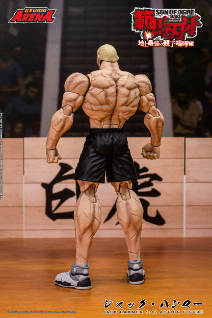 (Pre-Order) Baki Hanma: Son of Ogre Storm Arena Jack Hammer 1/12 Scale Action Figure